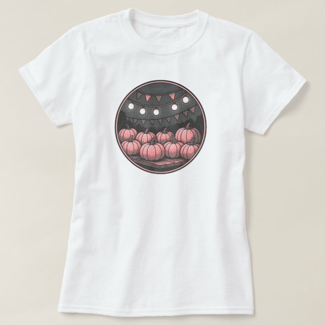 Pumpkin Patch - Autumn Farm Festival | WHITE ONLY T-Shirt (Design Front)