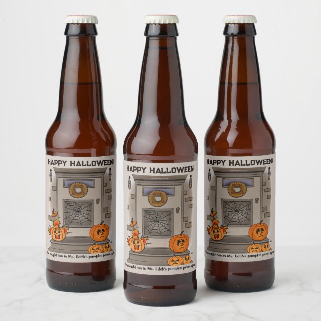 Pumpkin Patch  Beer Bottle Label (Bottles)