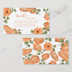 Pumpkin Patch Books for Baby Enclosure Card