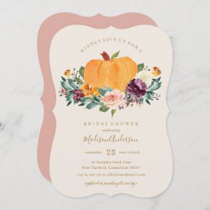 Pumpkin Patch Bridal Shower Fall Invitation