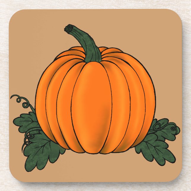 Pumpkin Patch Coasters (Front)