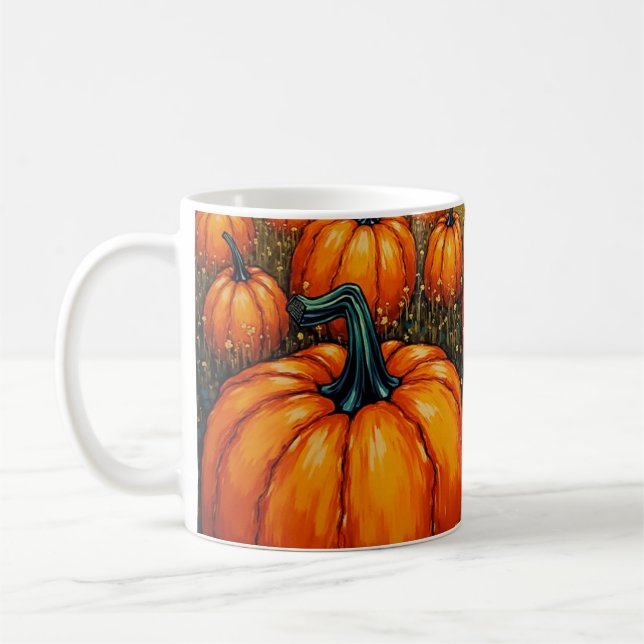 Pumpkin patch coffee mug (Left)