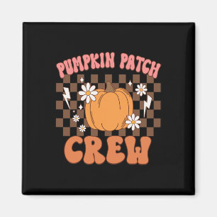 Pumpkin Patch Crew Funny Pumpkin Patch Squad Thank Magnet