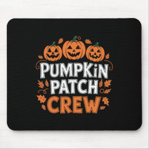 Pumpkin Patch Crew Funny Pumpkin Patch Squad Thank Mouse Mat