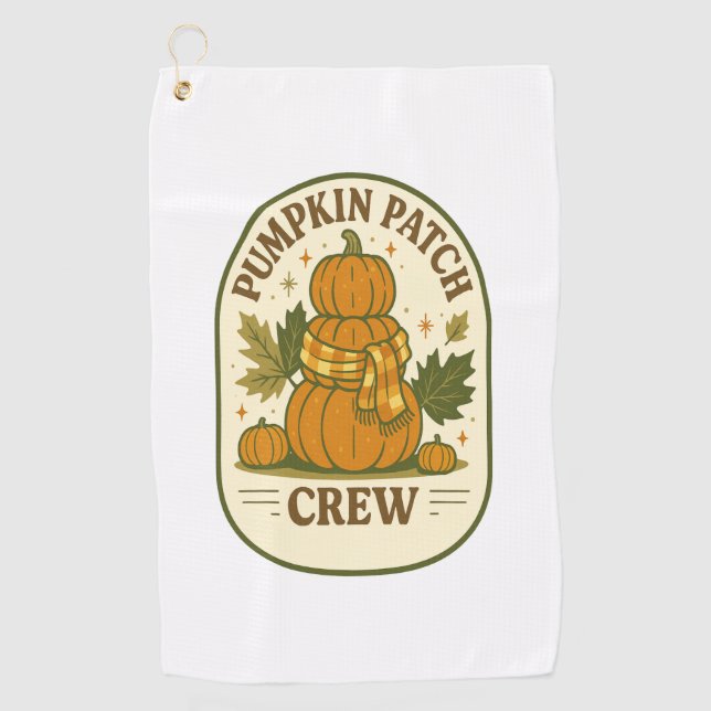 Pumpkin Patch Crew Golf Towel (Front)