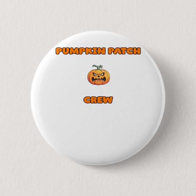 Pumpkin Patch Crew Matching Fall Outfits Classic T 6 Cm Round Badge (Front)