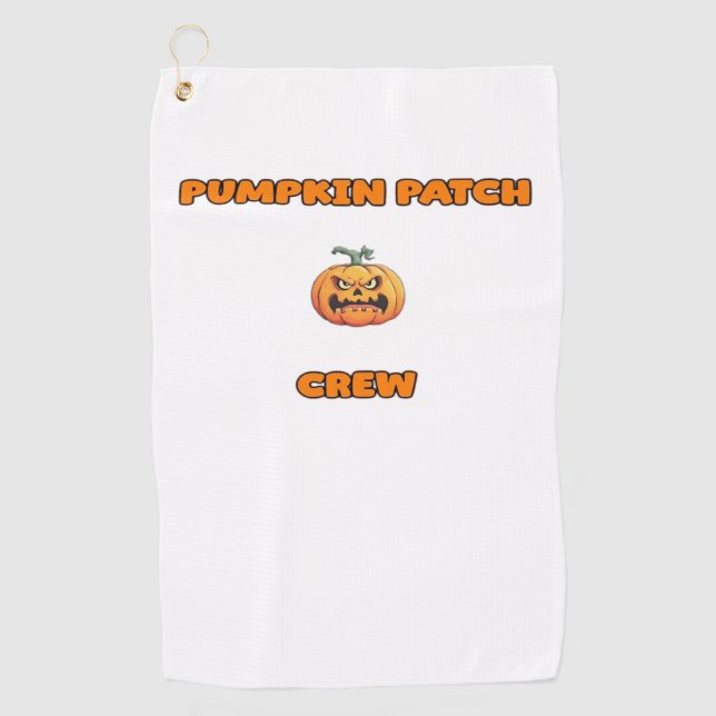 Pumpkin Patch Crew Matching Fall Outfits Classic T Golf Towel (Front)