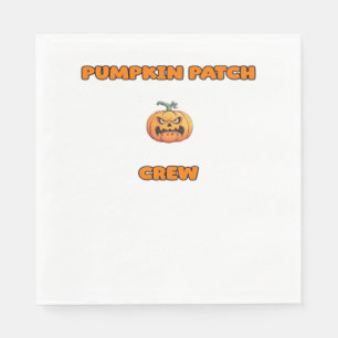 Pumpkin Patch Crew Matching Fall Outfits Classic T Napkin