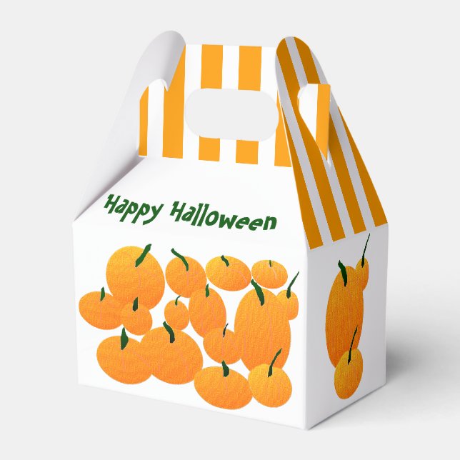 Pumpkin Patch Custom Favour Box (Front Side)