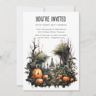 Pumpkin Patch Custom Invitation