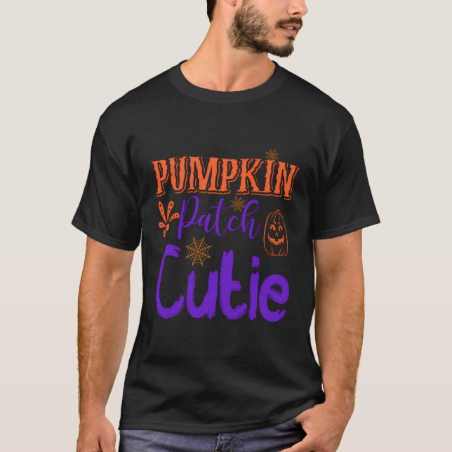 Pumpkin Patch Cutie Halloween Fall T-Shirt (Front)