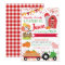 Pumpkin Patch Farmer Boys Red Gingham Birthday