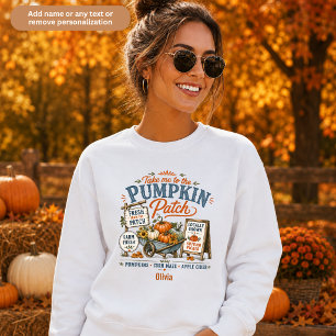 Pumpkin Patch Farmhouse Farmers Market Unisex Sweatshirt