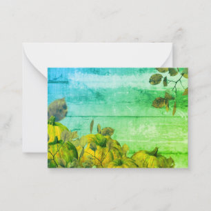 Pumpkin Patch Flat Note Card