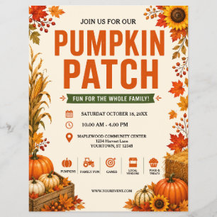Pumpkin Patch Flyer