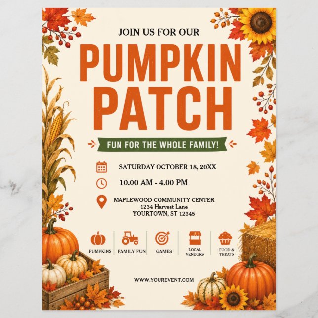 Pumpkin Patch Flyer (Front)