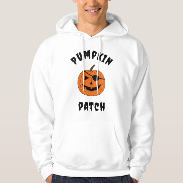 "Pumpkin Patch" Funny Hoodie (Front)