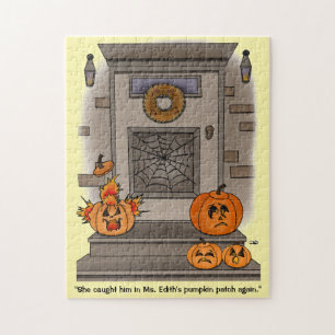 Pumpkin Patch Funny Jigsaw Puzzle