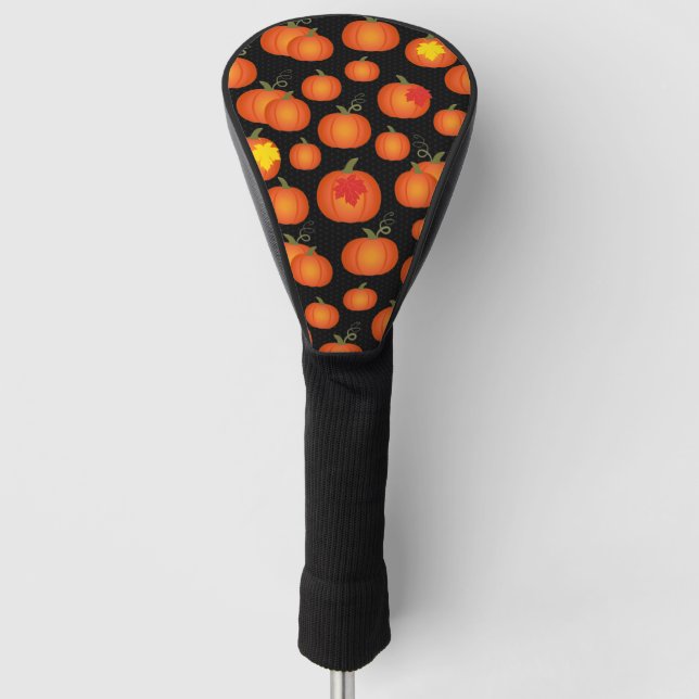 Pumpkin Patch Golf Head Cover (Front)