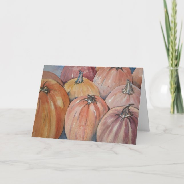 Pumpkin Patch Greeting Card (Front)