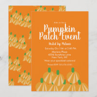 Pumpkin Patch Halloween Fall Event Flyer