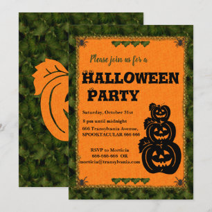 Pumpkin Patch Halloween Invitation