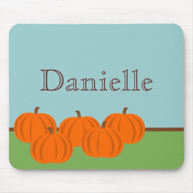 Pumpkin Patch Halloween Mousepad (Front)