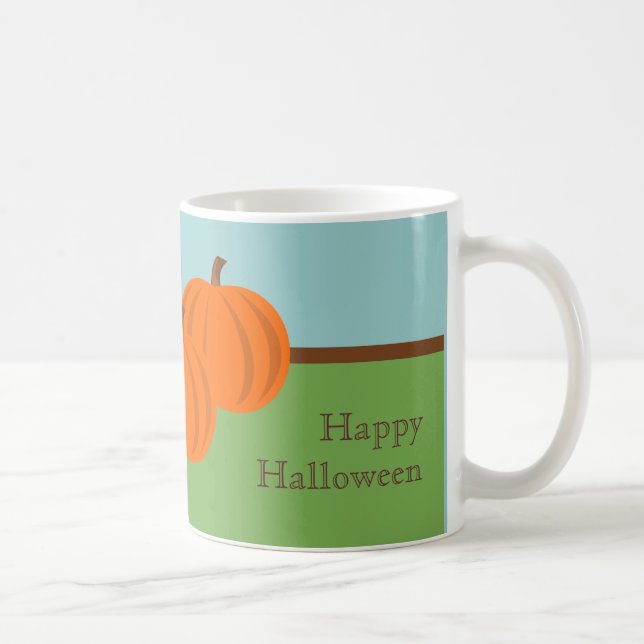 Pumpkin Patch Halloween Mug (Right)