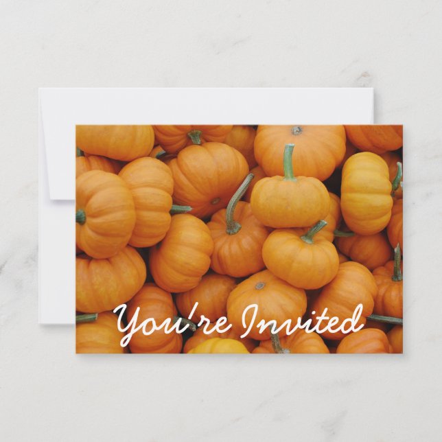 Pumpkin Patch Halloween Party Invitations (Front)