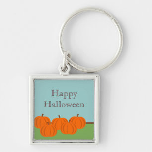 Pumpkin Patch Halloween Premium Keychain