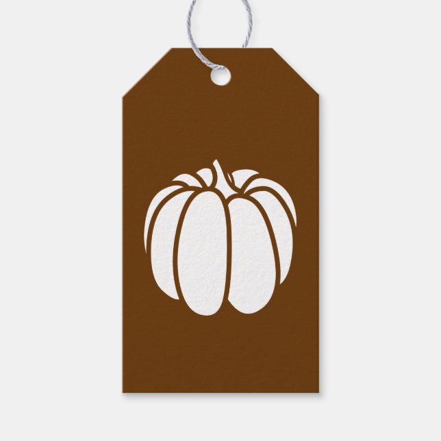 Pumpkin Patch in Chocolate Gift Tag (Front)