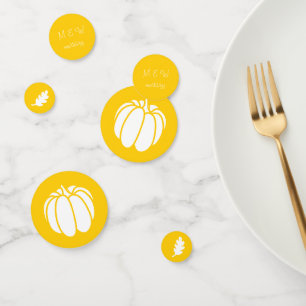 Pumpkin Patch in Yellow Table Confetti