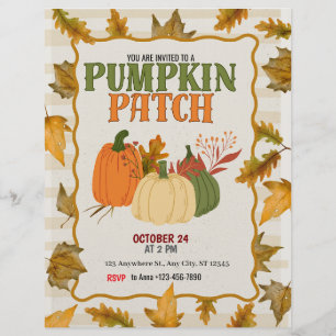 Pumpkin Patch Invitation Flyer