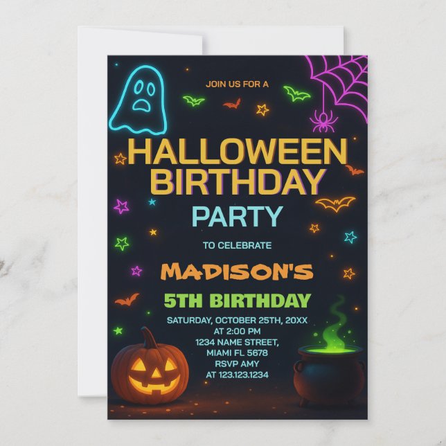 Pumpkin Patch Kids Birthday Invitation (Front)