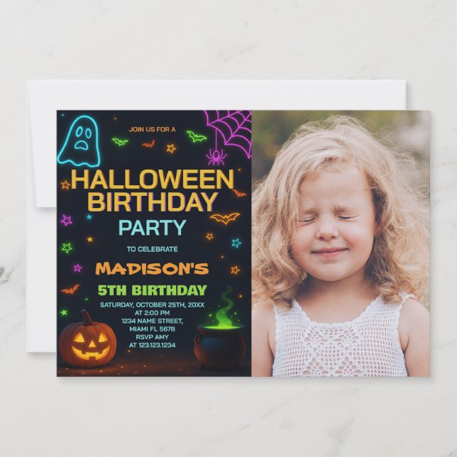 Pumpkin Patch Kids Birthday Invitation (Front)