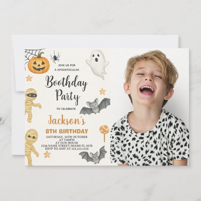 Pumpkin Patch Kids Halloween Birthday Invitation (Front)