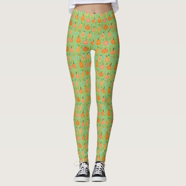 Pumpkin Patch Leggings (Front)