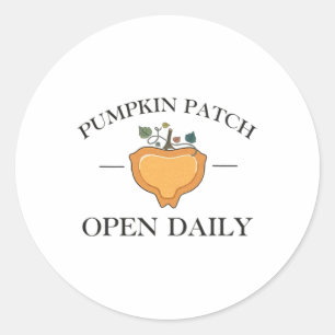 Pumpkin Patch Mepilex Halloween Wound Care Nurse A Classic Round Sticker
