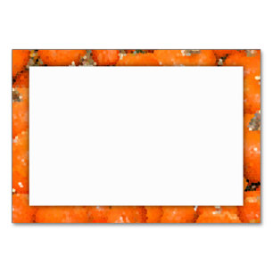 Pumpkin Patch Mosaic Table Number