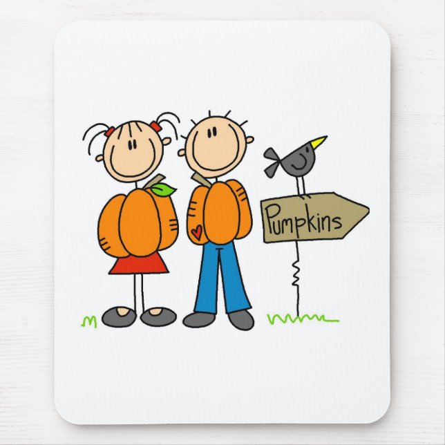 Pumpkin Patch Mouse Mat (Front)