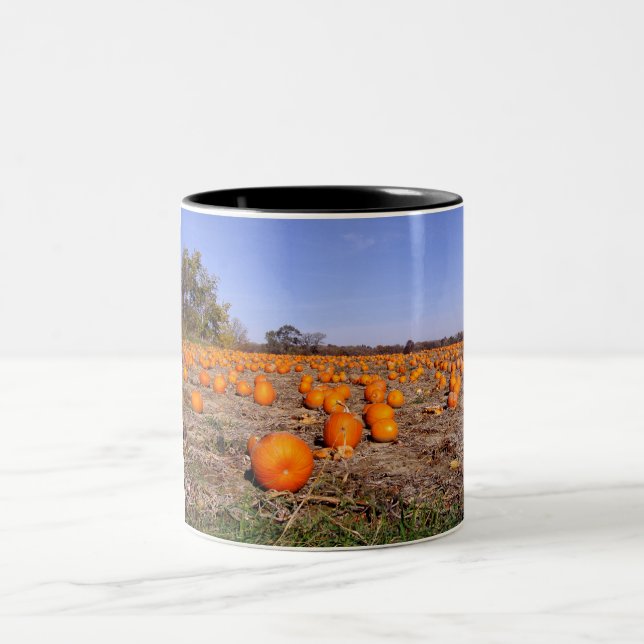 Pumpkin Patch-mug Two-Tone Coffee Mug (Center)