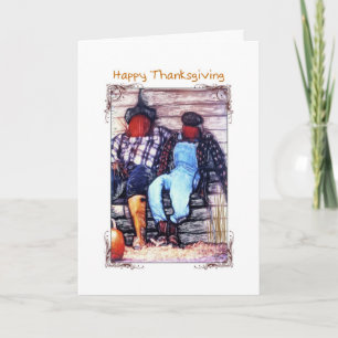 Pumpkin Patch Pals, Thanksgiving Holiday Card