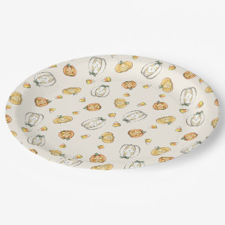 Pumpkin Patch Paper Party Plate