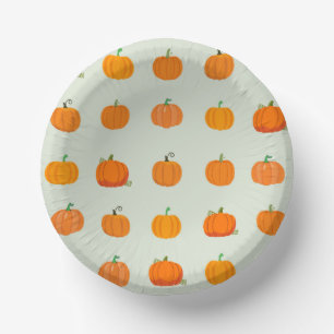 Pumpkin Patch Paper Plate