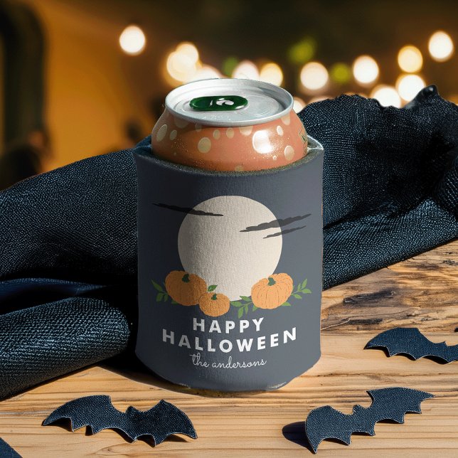 Pumpkin Patch Personalised Halloween Party Can Cooler (Creator Uploaded)