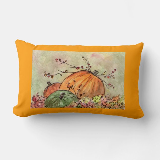 Pumpkin Patch Pillow (Front)
