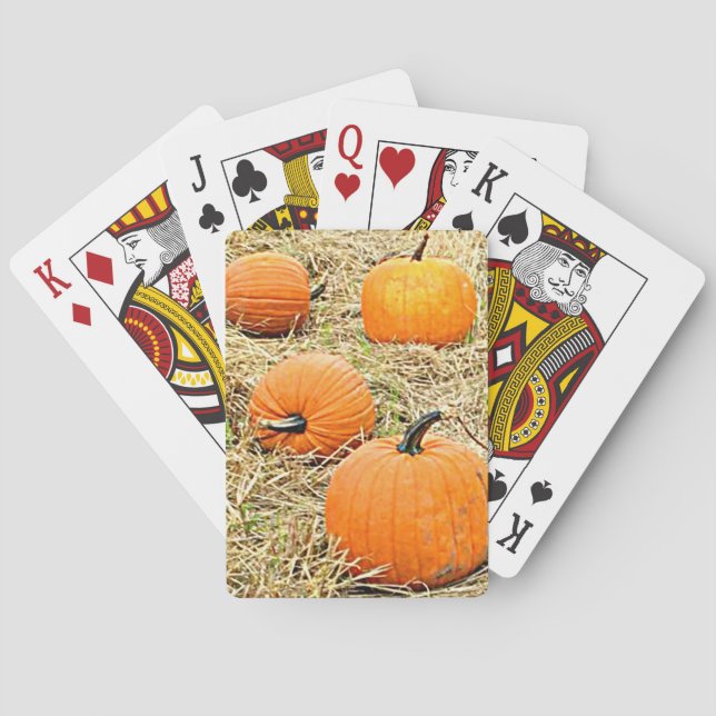 Pumpkin Patch Playing Cards (Back)