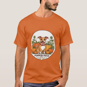 Pumpkin patch pooch t-shirt