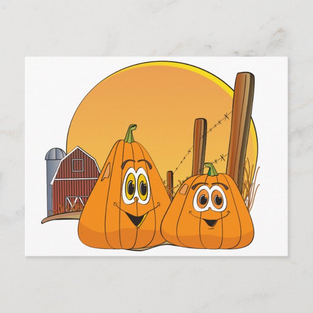 Pumpkin Patch Postcard (Front)