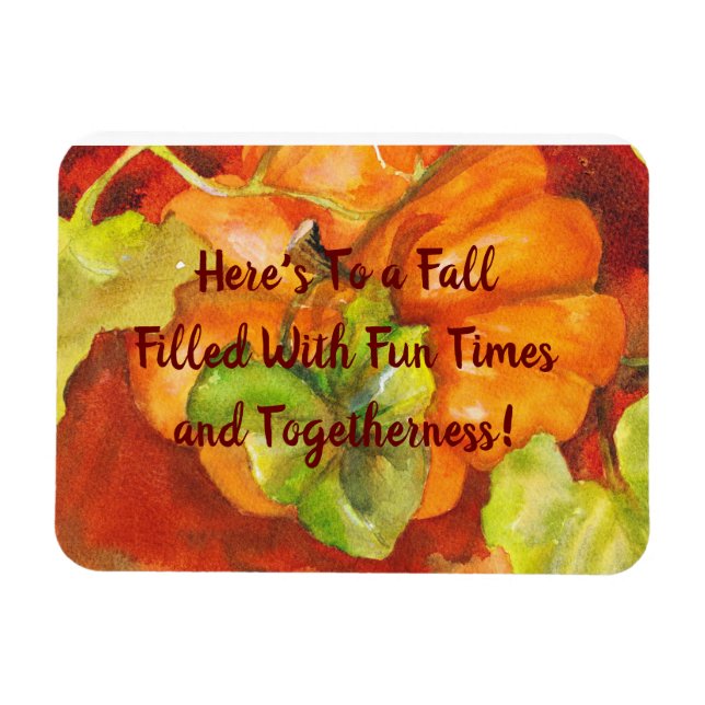 Pumpkin Patch Pumpkin Fall Magnet (Horizontal)
